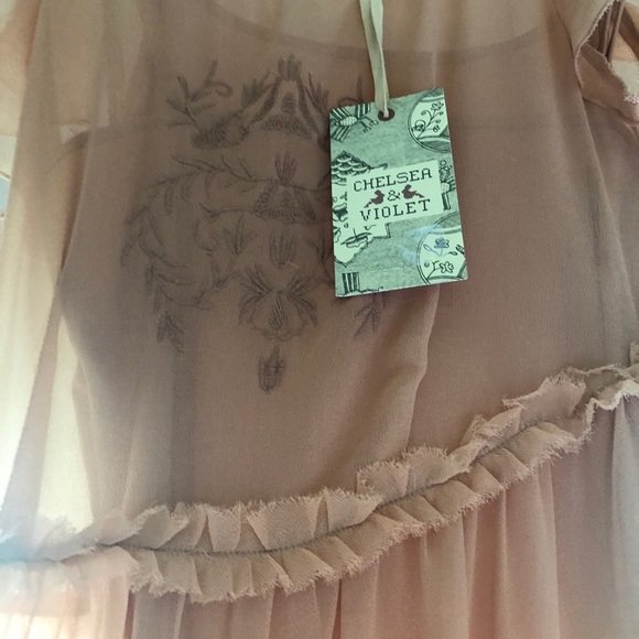 Chelsea&Violet Embroidered Prairie Maxi Dr… - Picture 7 of 7